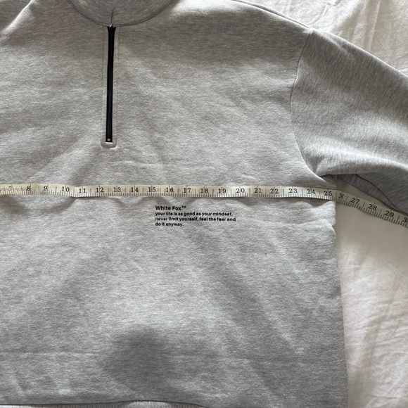 White Fox Caught Up With You Zip Front Sweater - Picture 2 of 11